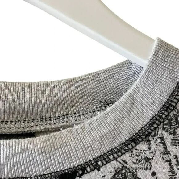 Makaveli  Gray Black Graphic Crewneck Short Sleeves Men’s T-Shirt SZ XL #1218 - Picture 6 of 16